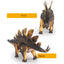 Electric Walking Stegosaurus Toy - Kid-Friendly Plastic Simulation Dinosaur Model for Imaginative Play