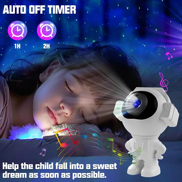 Planetarium Astronaut Projector Night Light for Kids' Bedroom | Starry Galaxy Projection