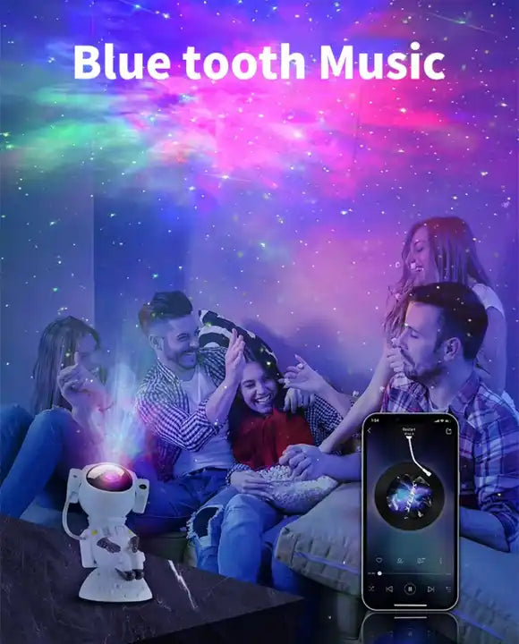 LED Spaceman Starry Sky Projector | Astronaut Galaxy Night Light with Wireless Remote Control for Kids' Room