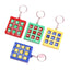 Tic Tac Toe Toy with Keychain - Fun Plastic Educational Game for Kids