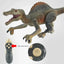 3D Eyes Spinosaurus Model RC Dinosaur Toy with Water Mist Spray and Roaring Sound - Realistic Electronic Dinosaur Set