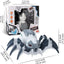 Remote Control Black Widow Spider Toy with Spray Lights and Music - Realistic RC Insect for Kids