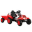 12V Kids Electric Tractor Ride-On Car with 6 Wheels - Big Construction Vehicle Toy