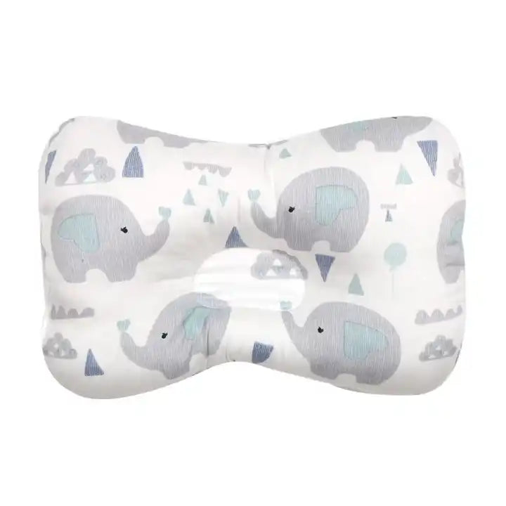 100% Cotton Baby Sleeping Pillow - Multi-Purpose Breastfeeding Support Pillow