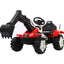 Unisex Electric Ride-On Excavator Toy for Kids - Music Player and Small Wheel Design