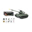 1:20 Scale 2.4G RC Shooting Tank - Battery Operated Remote Control Tank for Kids