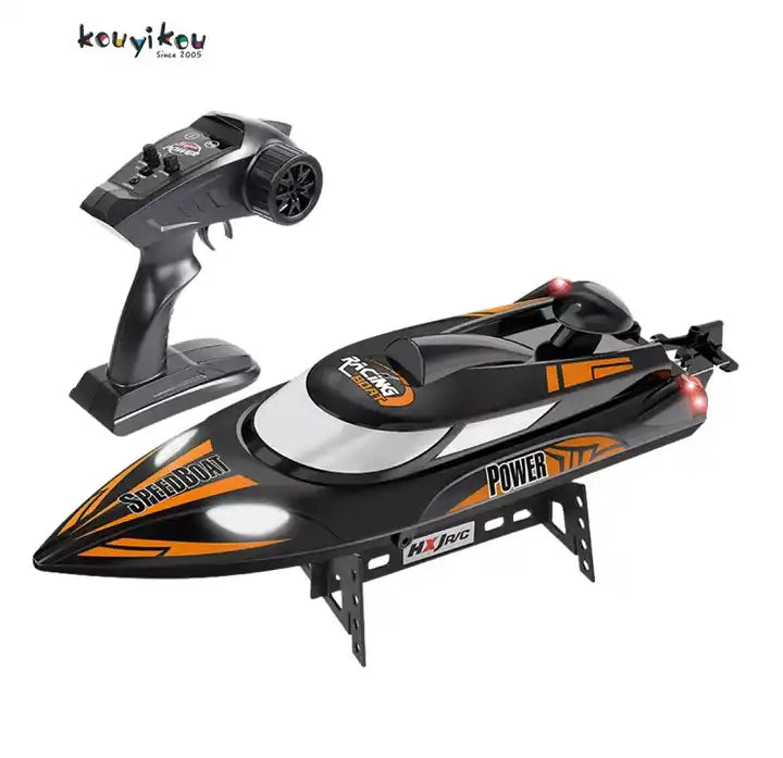 2.4G Electric RC Boat - High-Speed Battery Operated Remote Control Ship Toy