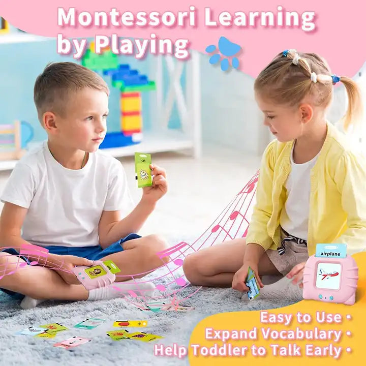 Kid Educational Preschool Words Animals - Electronic Flash Cards Machine Learning Toys