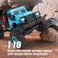 WLtoys 184020 1/18 Scale RC Off-Road Climbing Crawler Truck - 2.4G Electric 4WD Remote Control Ca