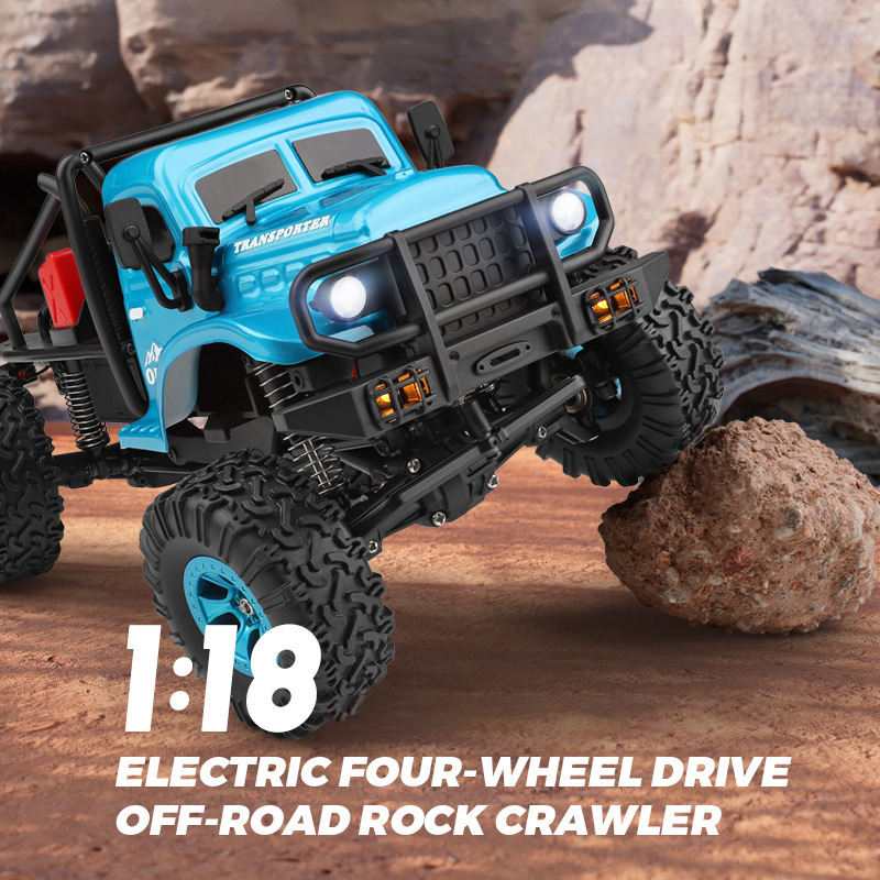 WLtoys 184020 1/18 Scale RC Off-Road Climbing Crawler Truck - 2.4G Electric 4WD Remote Control Ca