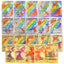 55PCS Gold Foil Poke mon TCG Game Board Card Rainbow Rare Collectible Battle Trading Card Game for Collector Children