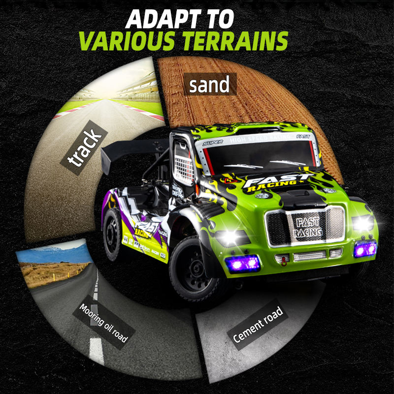 SCY 16305 1/16 Scale 4WD RC Drift Car – Brushed Electric Racing On-Road 2.4G Remote Control