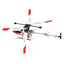 High-performance RC helicopter in flight; keywords: RC helicopters for beginners, best RC helicopters 2024, remote control helicopters with camera, electric RC helicopters, nitro RC helicopters