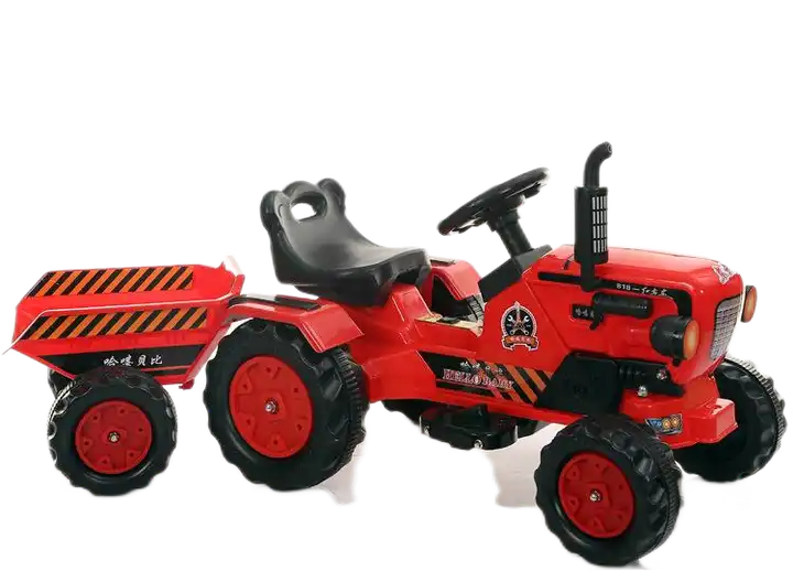 Electric Pedal Tractor with Trailer - Top Quality Kids Ride-On Car Toy