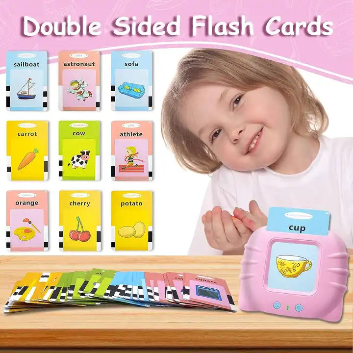 Talking Flash Cards Learning Toys | Montessori Educational Device for Toddlers