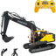 3-in-1 RC Big Excavator Toy - Simulate Sound and Light Alloy Charging Engineering Truck