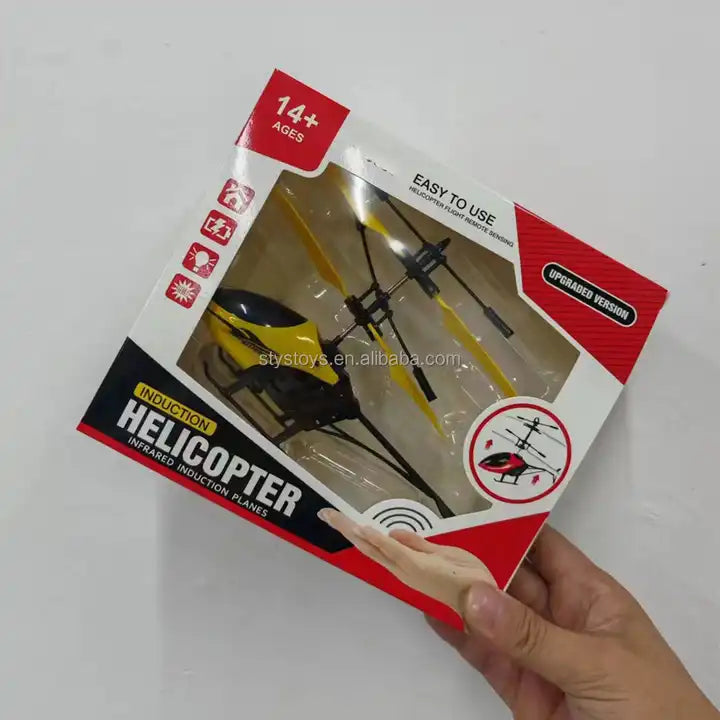 Small Package Induction Helicopter -  Price Gesture Induction Aircraft Toys for Children