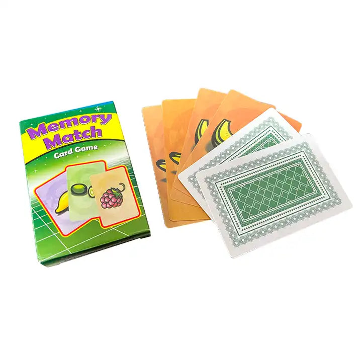 Printed Children’s Card Games: Alphabet Learning Flash Cards & Animal Match Memory Game