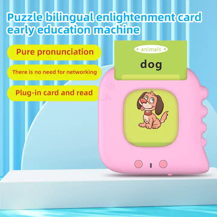 Huiye Children Sound Book | Push Button E-Book for Kids to Learn English | Talking Board Educational Toy