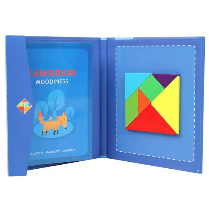 Children’s Six-Sided Wooden Block Puzzle | Educational Drawing & Building Cube Toy for Cognitive Development