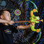 Kids Outdoor Hunting Crossbow Archery Target Toy | Dinosaur-Themed Plastic Bow and Arrow Set with Target