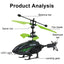 Easy to Fly RC Plane with Gesture Induction Aircraft Watch Remote Controller - Flying Toys Radio Control Mini Helicopter