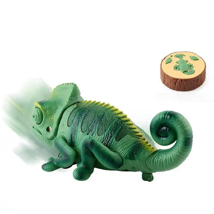 Educational RC Chameleon Toy - Remote Control Animal with Simulated Insect Capture Function for Kids Ages 5+