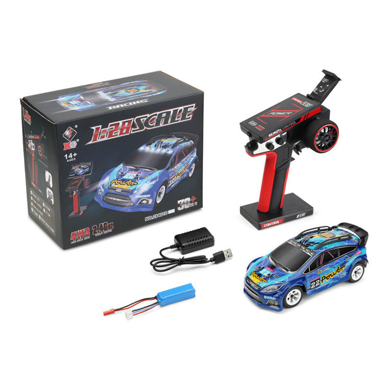 1/28 Scale 4WD 2.4G High-Speed Electric RC Drift Car – Brushed Motor Remote Control Racing Toy