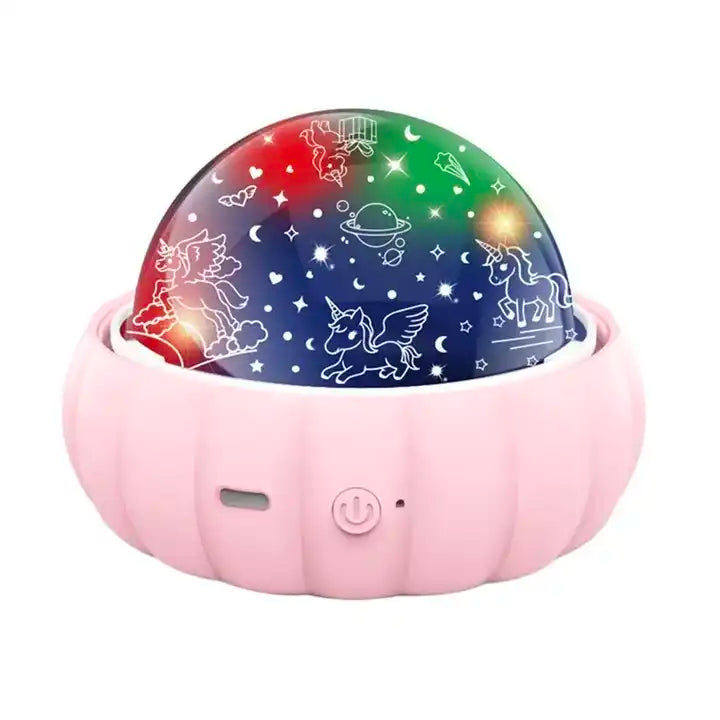 Sky Projector Night Light with Moon & Star Modes | Romantic Projection Table Lamp for Kids Gift