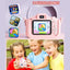 Kids Instant Print Camera with Silicone Cover, HD Digital Video, 2.4-Inch Screen, Perfect Christmas & Birthday Gift for Boys & Girls