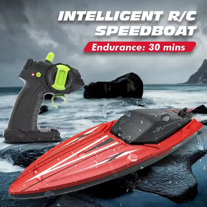 High-Speed RC Boat for Kids – 2.4GHz Remote Control Water Racing Toy