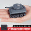 4-Channel 2.4G RC Mini Tank - Rechargeable Half Track Military Vehicle with Stunt Features