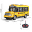 Remote Control Electronic School Bus - Classic City Bus Toy with LED Lights