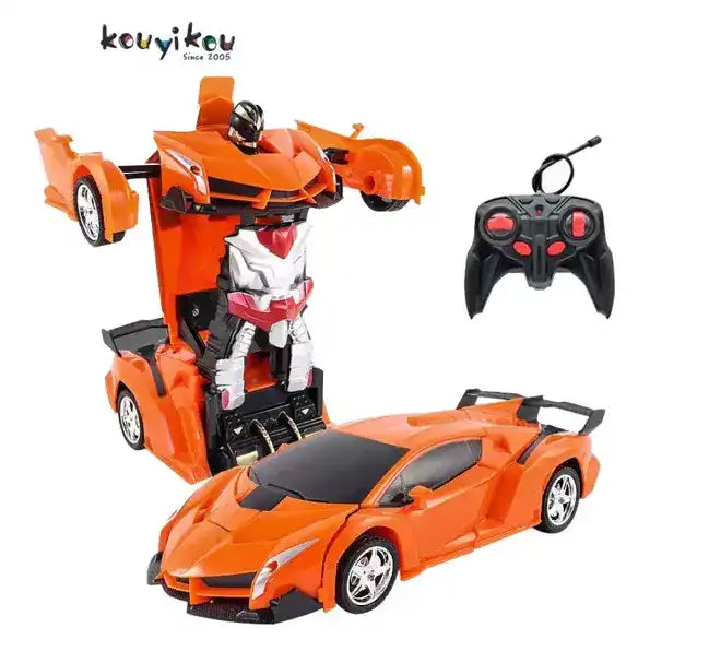 KYK Juguetes Para Los Niños – Hand Gesture Induction RC Car Deformation Transformation Robot Toy