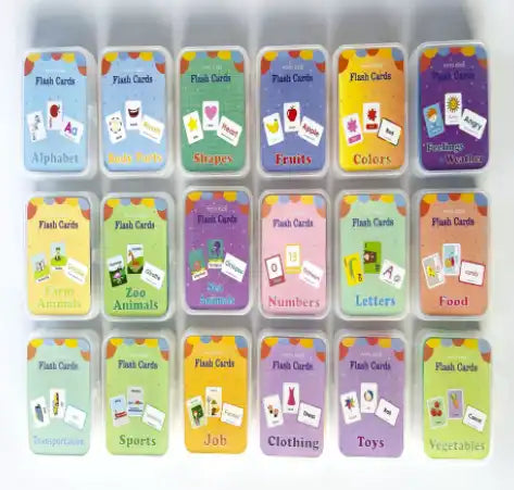 Eco-Friendly Design Custom Learning Cards - Alphabet Flash Card Preschool Montessori Educational Toys