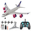 Remote Control Glider Boeing 747 - Foam Aircraft - 2.4GHz Electric Plane - Long Distance Model Toy for Kids