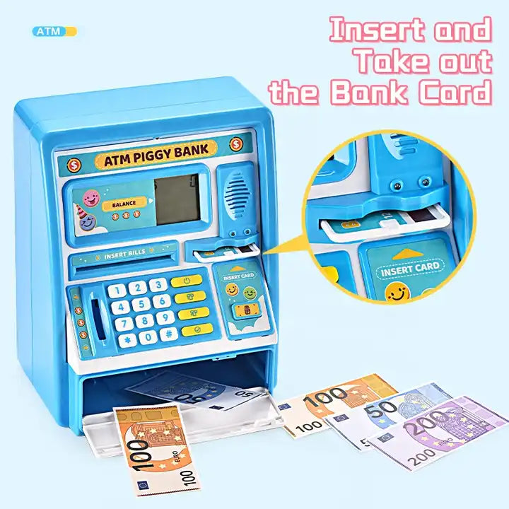 Children?s Electric ATM Machine Piggy Bank | Money Saving Box & Deposit Box for Kids