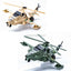 One Key Deformation Military Plane Robot - Transformable Fighter Jet and Helicopter Toy