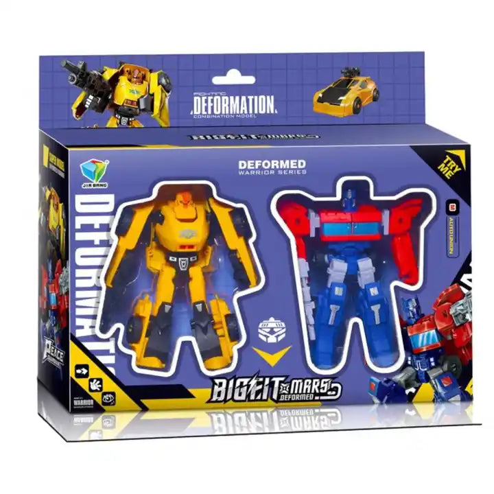 Transformation Toys - Deformation Robot Car Plastic Action Figure - Educational Birthday Gift for Children