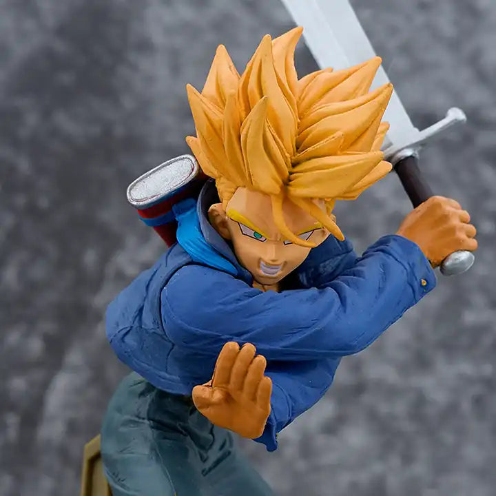 Cartoon Characters: Perfect Vegeta, Son Goku, and Trunks Handicraft Figures - Dragon Ball Anime Collectibles