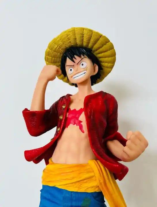 50CM Large Size Manga Figurine - 1 PIECE Thousand Sunny Luffy Straw Hat Collection Model Toy - PVC Anime Figure for Adults