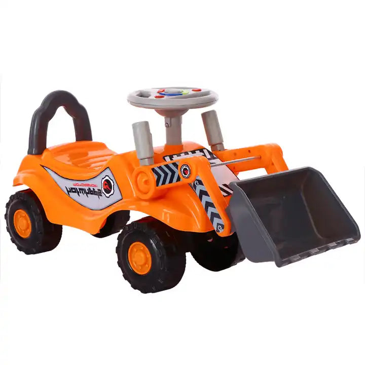 Kids Pedal Ride-On Tractor with Removable Digger - Tractor Toy for Children