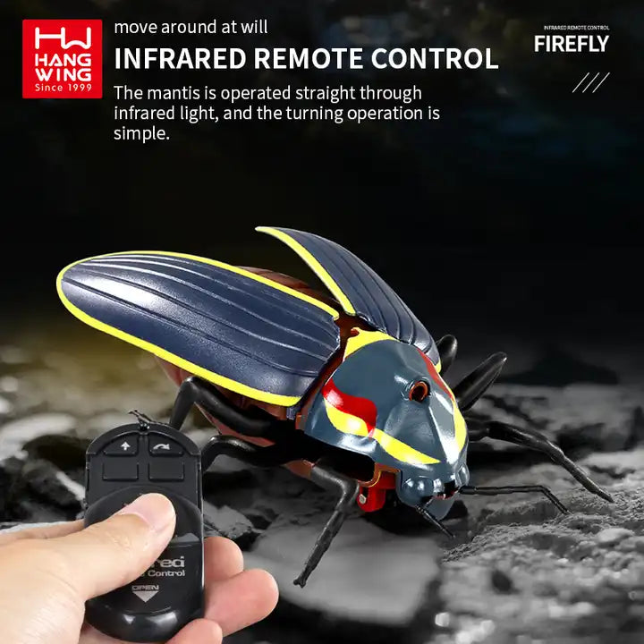 HW Infrared Remote Control Simulated Animal Firefly - RC Radio Electric Funny Insect Toy for Kids