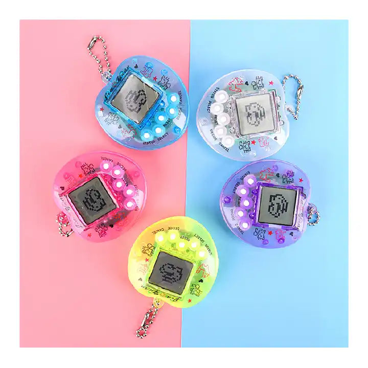 Electronic Pets Toy | Nostalgic Virtual Cyber Pet Keychain | Animals Egg Pets Game