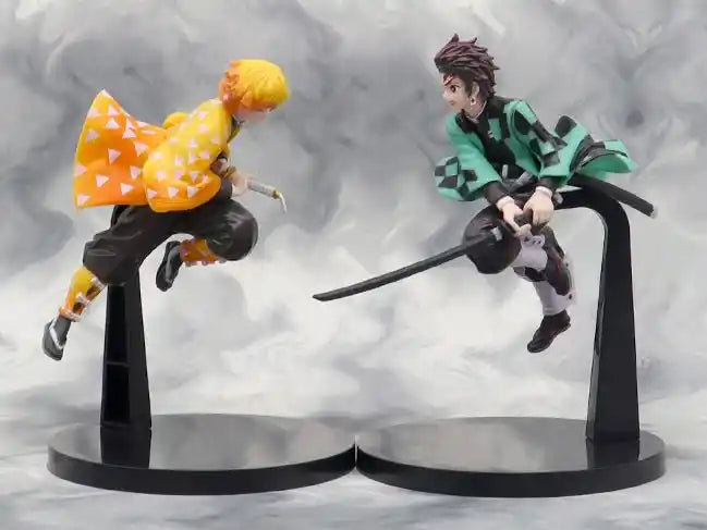 6 Styles Figurine Statues - Demon Slayer Kimetsu no Yaiba Battle Kamado Nezuko Kamado Tanjirou Kanroji Mitsuri PVC Anime Figure