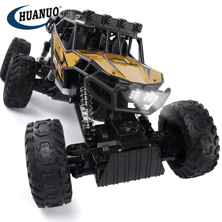 1/10 Scale Off-Road Climbing Truck - 2.4GHz 6WD Remote Control Car with Lights