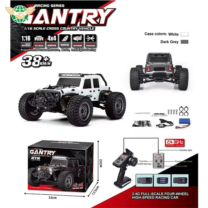 1/16 Scale Four-Wheel Drive Remote Control RC Model Truck - SCY-16103