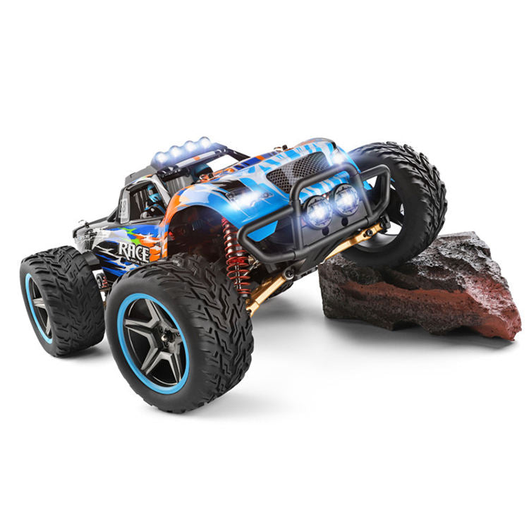 Wltoys 104019 1/10 RC Car – 2.4G 4WD Brushless High-Speed Monster Truck with LED Lights