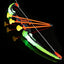 Custom Compound Archery Bow and Arrow Toys | Light Up Hunting Game Set for Kids with Target