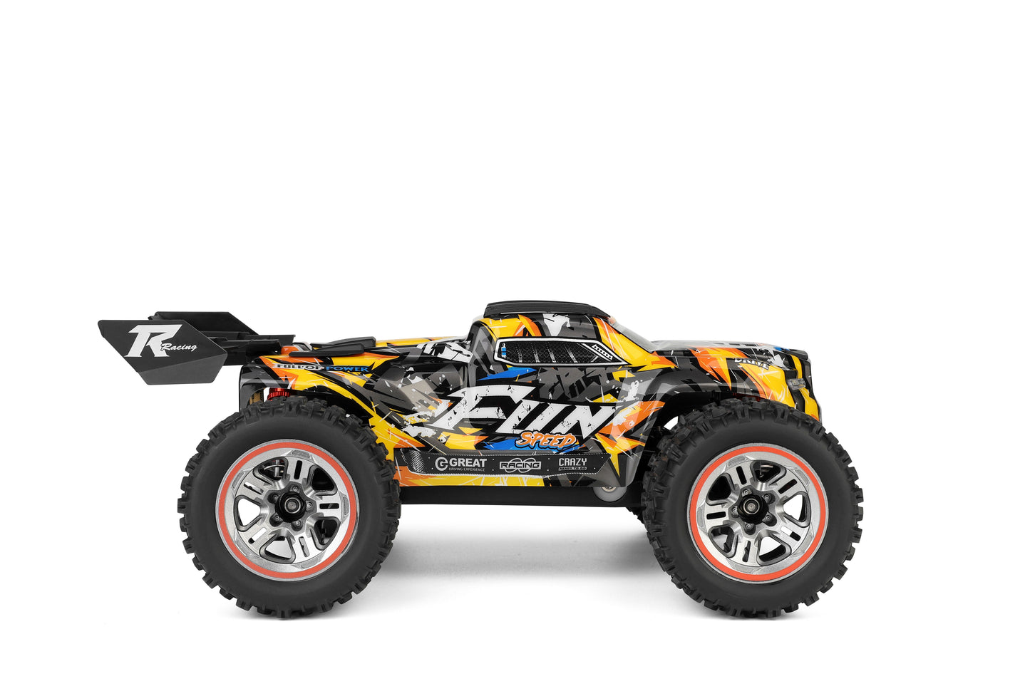 High-Speed 60KM/H Brushless RC Car – 2.4G 4WD 1:18 Scale Off-Road Racing Remote Control Truck